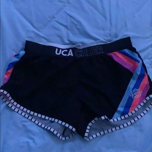 uca varsity spirit running shorts